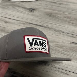 Vans Gray Cap with Logo Patch